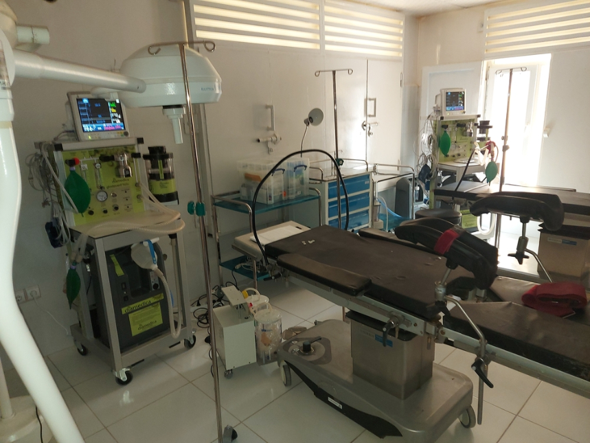 Nemocniční oddělení traumatologie v Kundúzu
